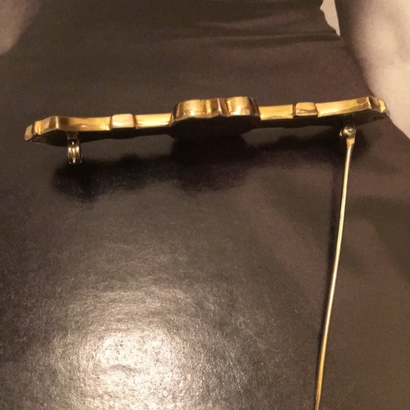 Antique 10k 1 -20 GF top brooch by F.M.CO - Picture 7 of 7